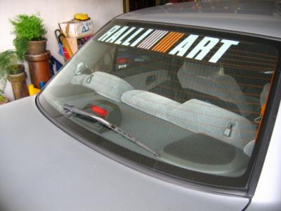 Evo 3 Rear windscreen